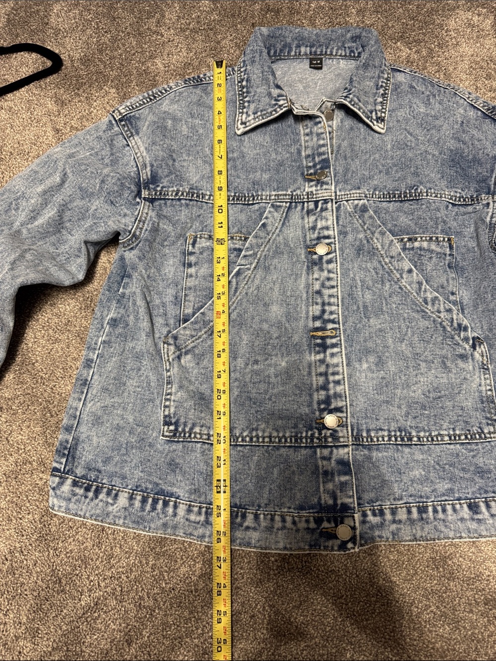 Light Wash Denim Jacket - Picture 5 of 9